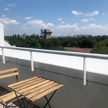 Augartenblick Penthaus 17 - Blick zum Riesenrad Wien Exterior foto