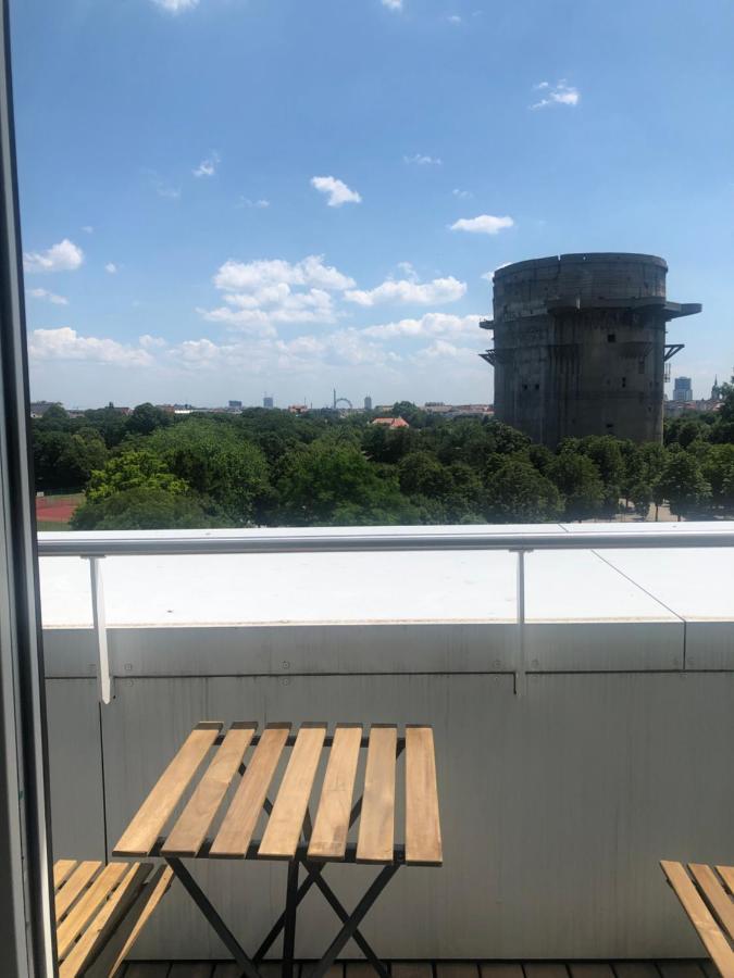 Augartenblick Penthaus 17 - Blick zum Riesenrad Wien Exterior foto
