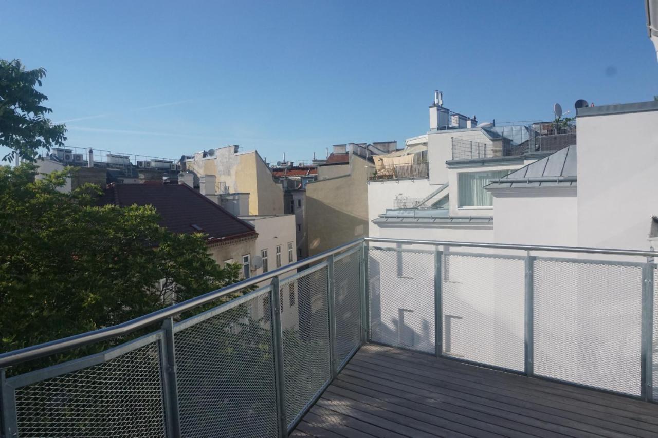 Augartenblick Penthaus 17 - Blick zum Riesenrad Wien Exterior foto