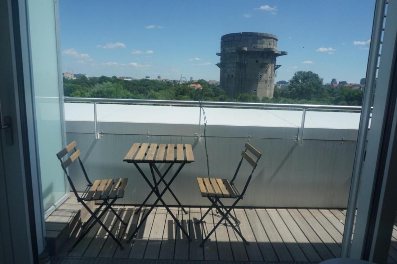 Augartenblick Penthaus 17 - Blick zum Riesenrad Wien Exterior foto