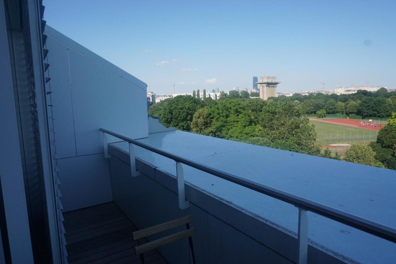 Augartenblick Penthaus 17 - Blick zum Riesenrad Wien Exterior foto